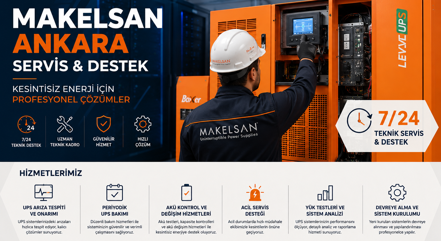 Makelsan UPS servis Ankara